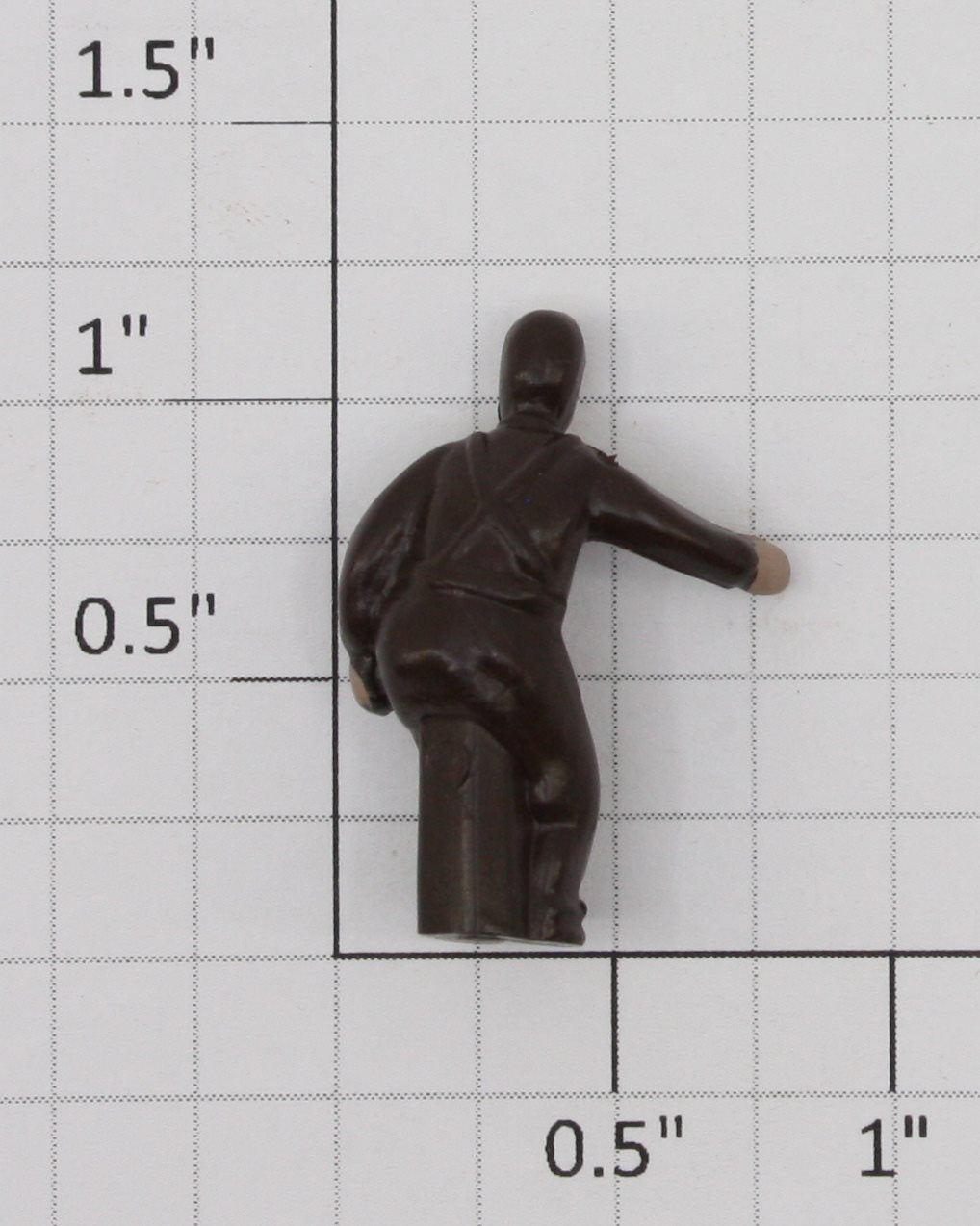 Lionel 18406-54 T-Base Brown Plastic Figure with Painted Face & Hands