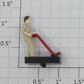 Lionel 12929-12 Figure with Handtruck on Base for Rail Truck Loading Dock