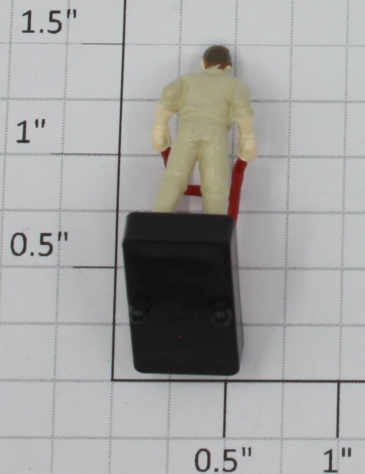 Lionel 12929-12 Figure with Handtruck on Base for Rail Truck Loading Dock