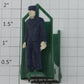 Lionel 14236-25 Baggage Truck Green With Operator