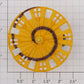 Lionel 18400-16 Yellow Snow Blower Impeller Assembly with Brown Stripe
