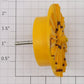 Lionel 18400-16 Yellow Snow Blower Impeller Assembly with Brown Stripe