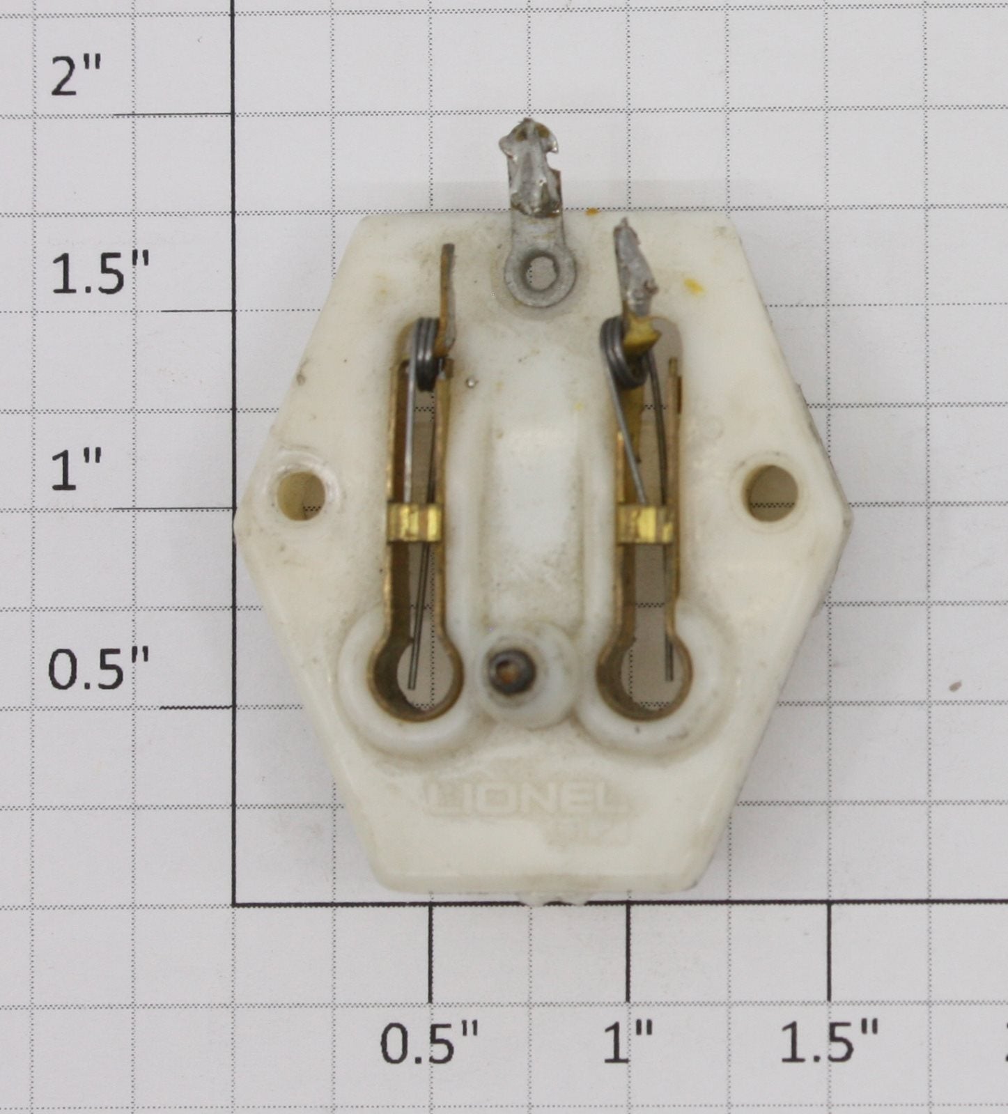 Lionel 8010-139 White Diesel Brush Plate Assembly