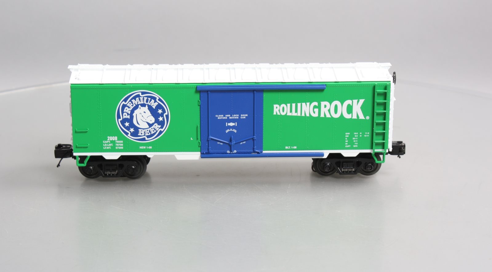 MTH 20-94205 O Rolling Rock Operating Reefer Car #2008