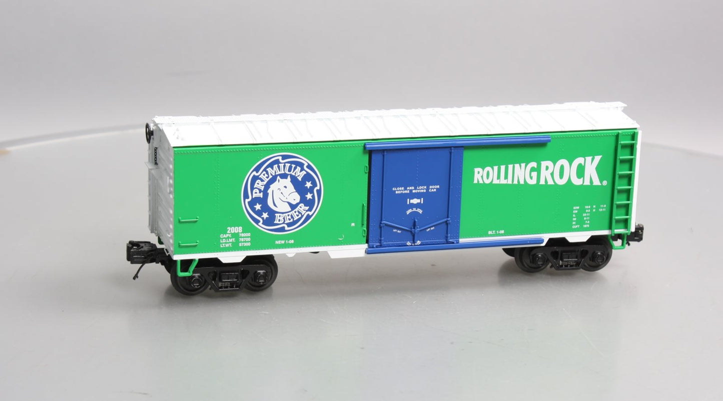MTH 20-94205 O Rolling Rock Operating Reefer Car #2008