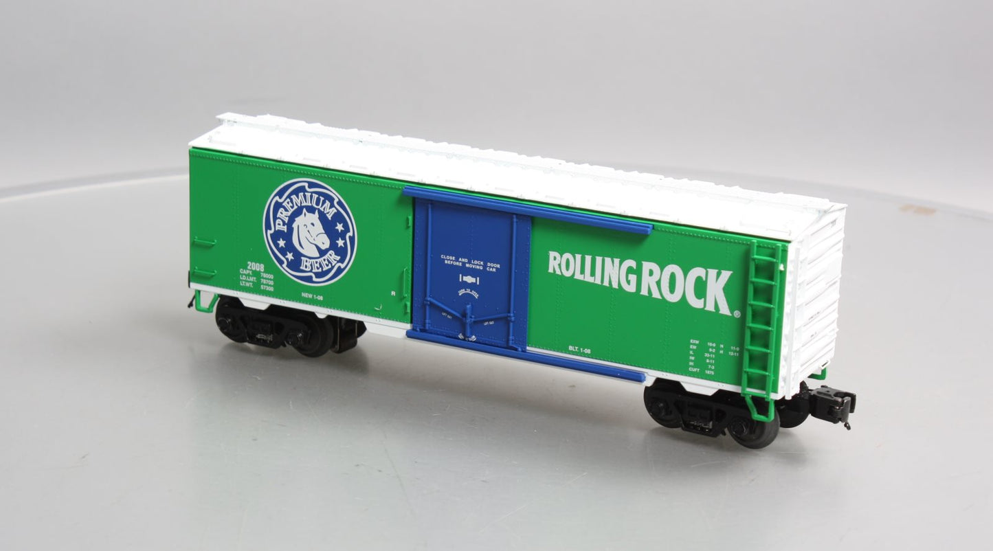 MTH 20-94205 O Rolling Rock Operating Reefer Car #2008