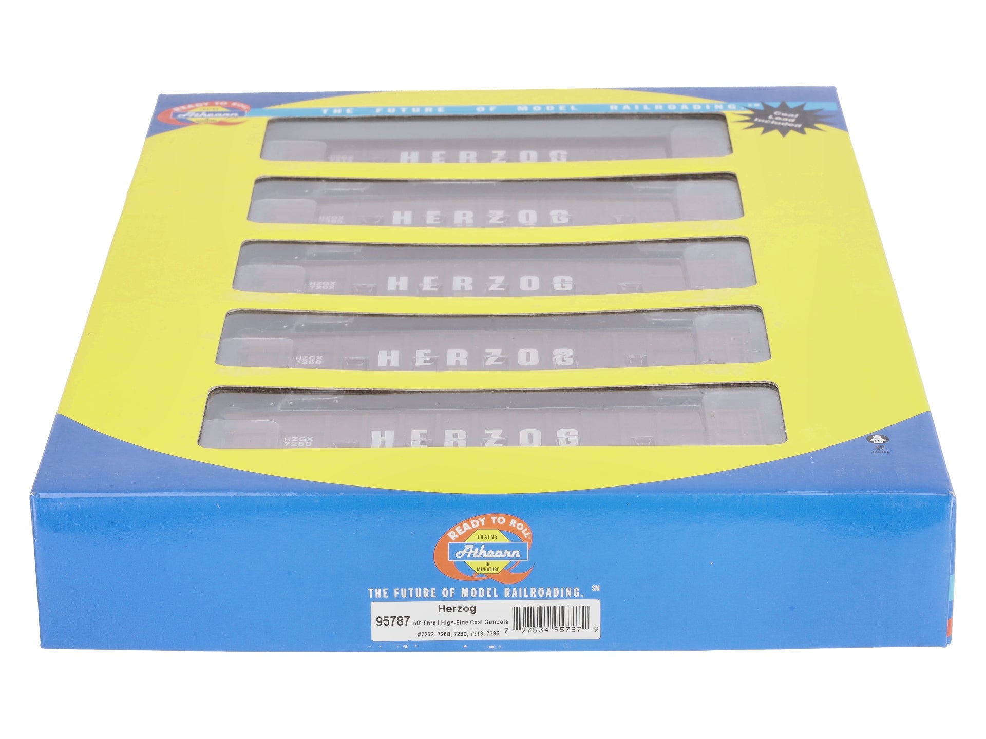 Athearn 95787 HO RTR Thrall Gondola w/Load, Herzog #1 (5)