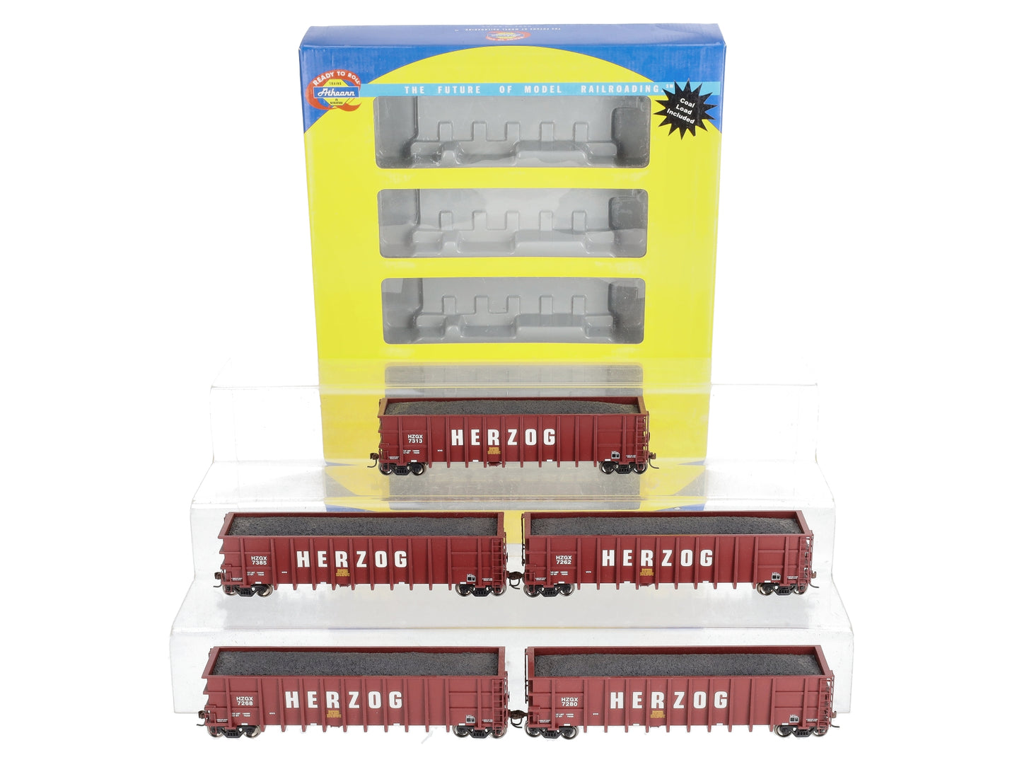 Athearn 95787 HO RTR Thrall Gondola w/Load, Herzog #1 (5)