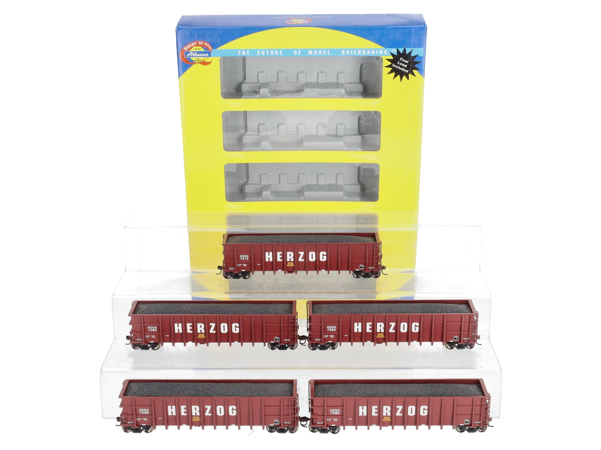 Athearn 95787 HO RTR Thrall Gondola w/Load, Herzog #1 (5)