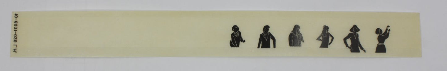 Lionel 16031-28 Left Hand Diner Window Strip with Adhesive
