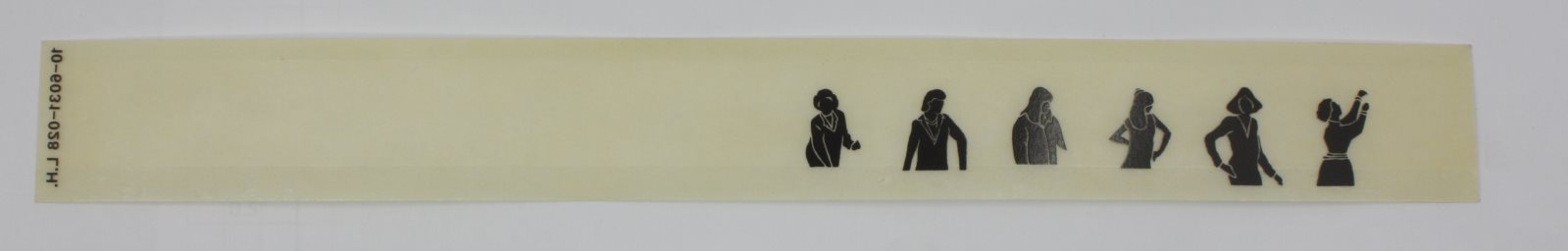 Lionel 16031-28 Left Hand Diner Window Strip with Adhesive