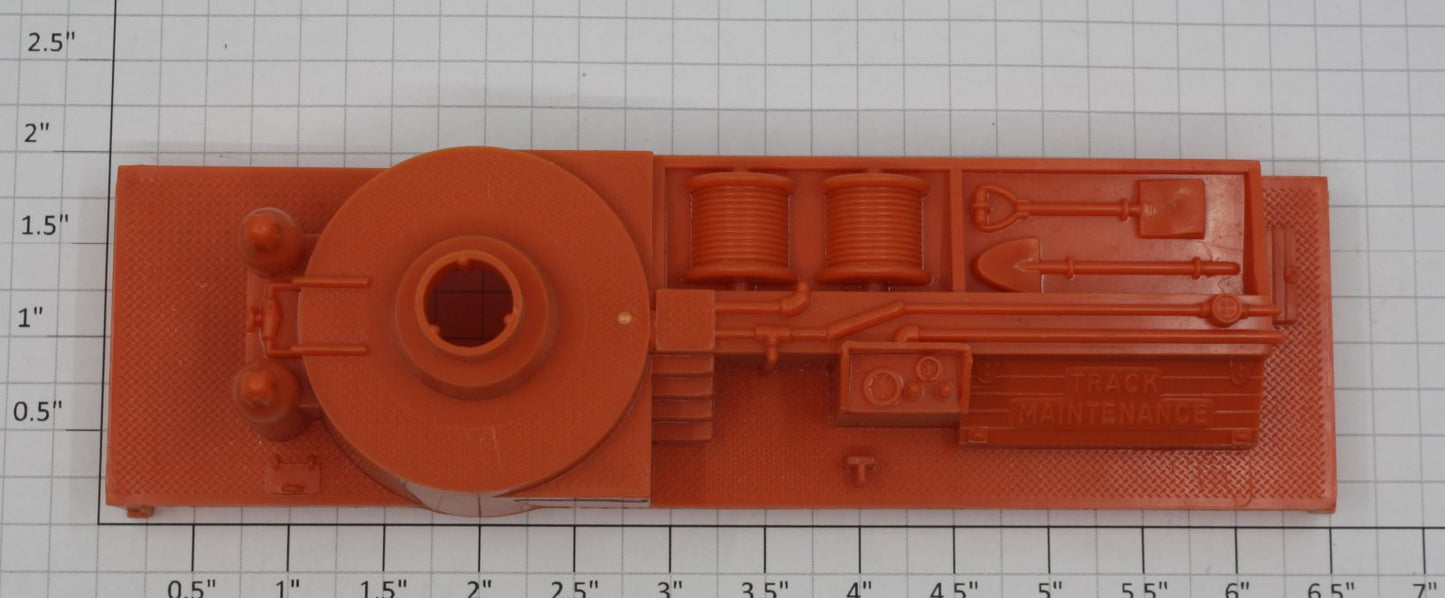 Lionel 16734-15 Orange Searchlight Track Maintenance Platform