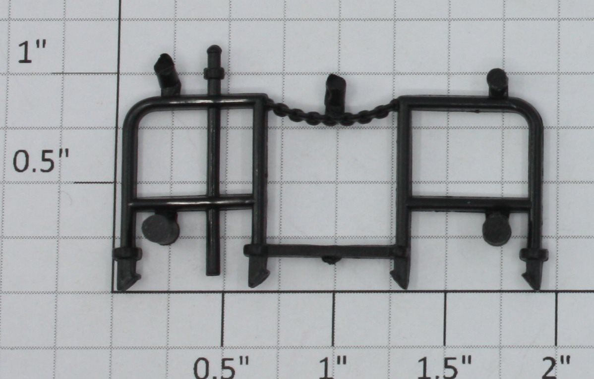Lionel 6907-75 Black Caboose Plastic Platform End