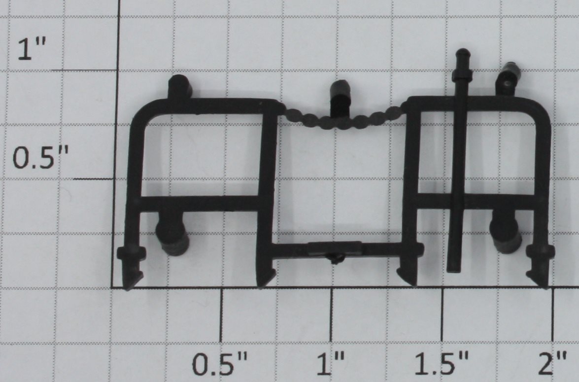 Lionel 6907-75 Black Caboose Plastic Platform End