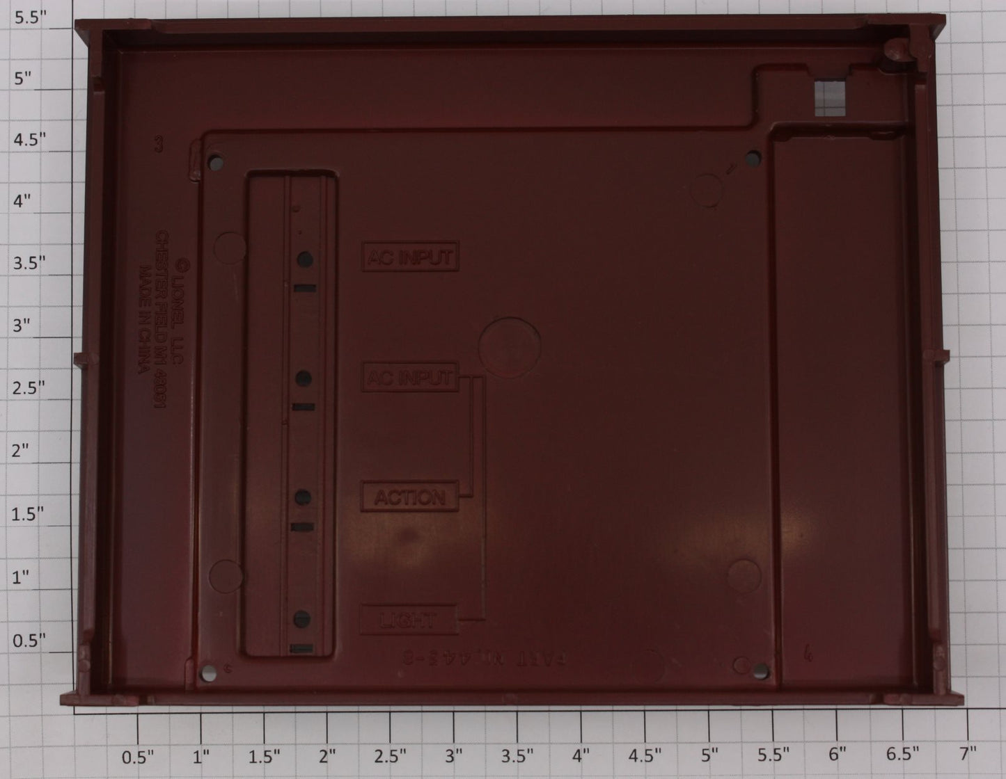 Lionel 12917-8 Maroon Switch Tower Base
