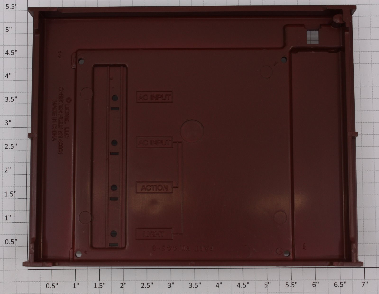 Lionel 12917-8 Maroon Switch Tower Base