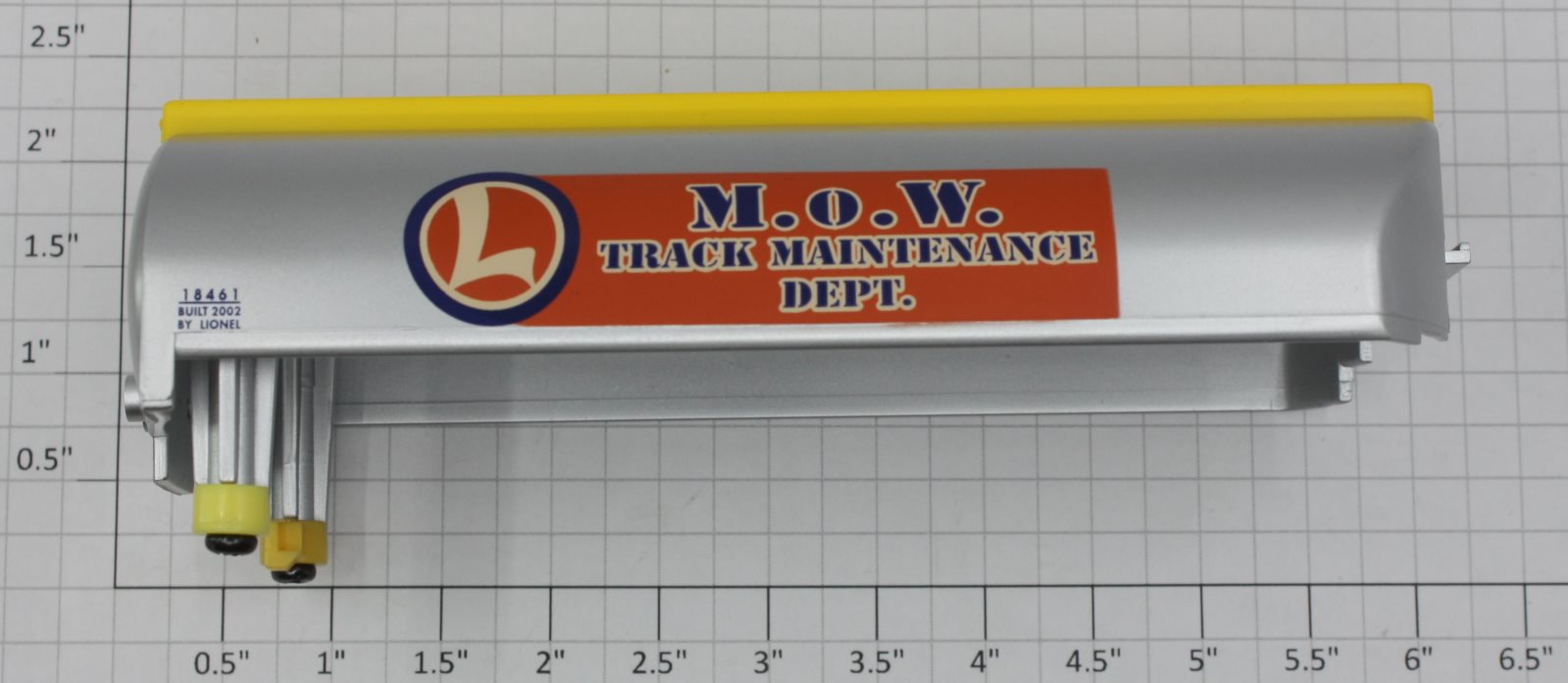 Lionel 18461-14 Silver Painted Mow Track Cleaner Tank Cover