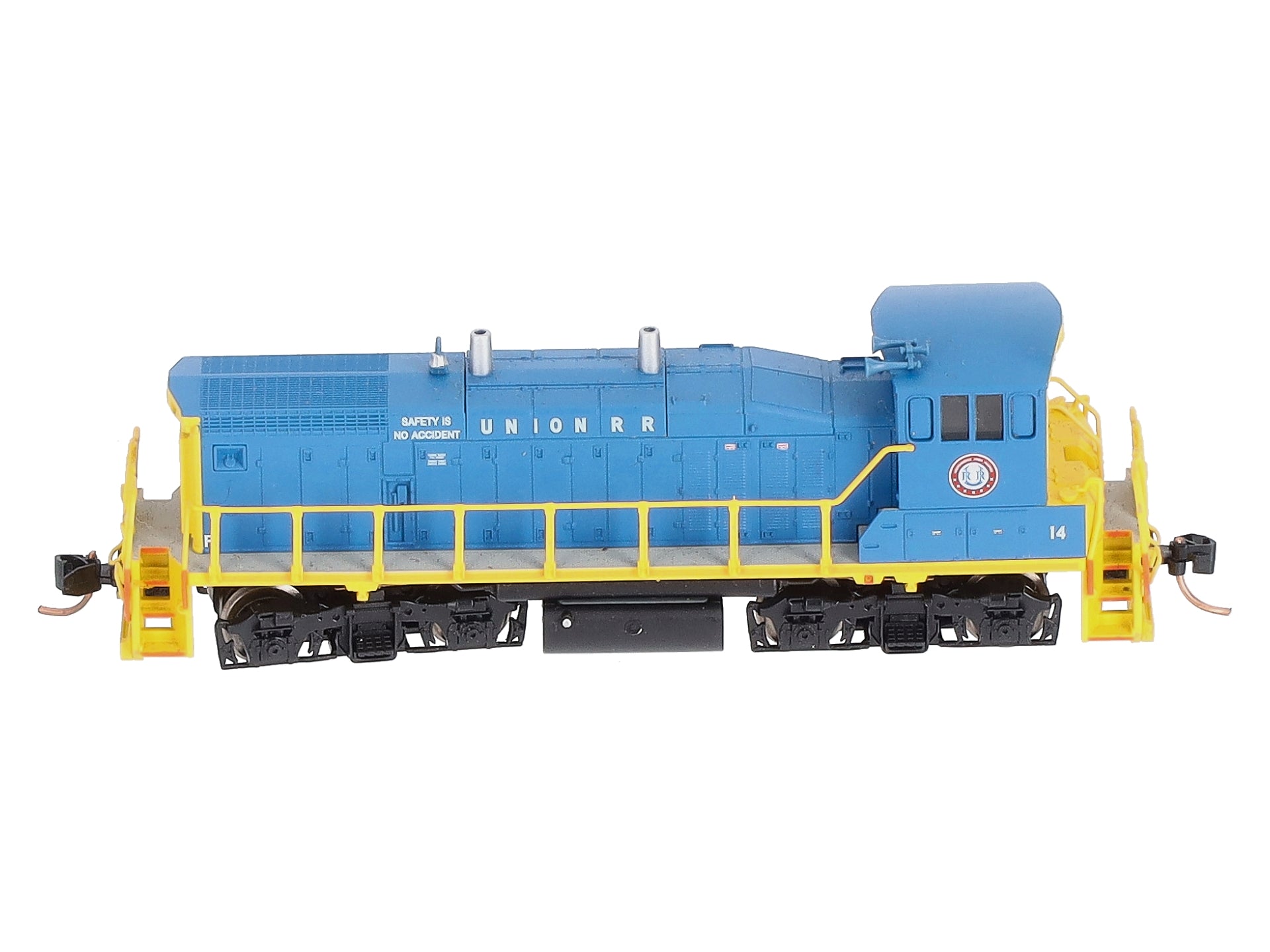 Atlas 52296 N Scale Union RR MP-15DC Diesel Locomotive #26 – Trainz
