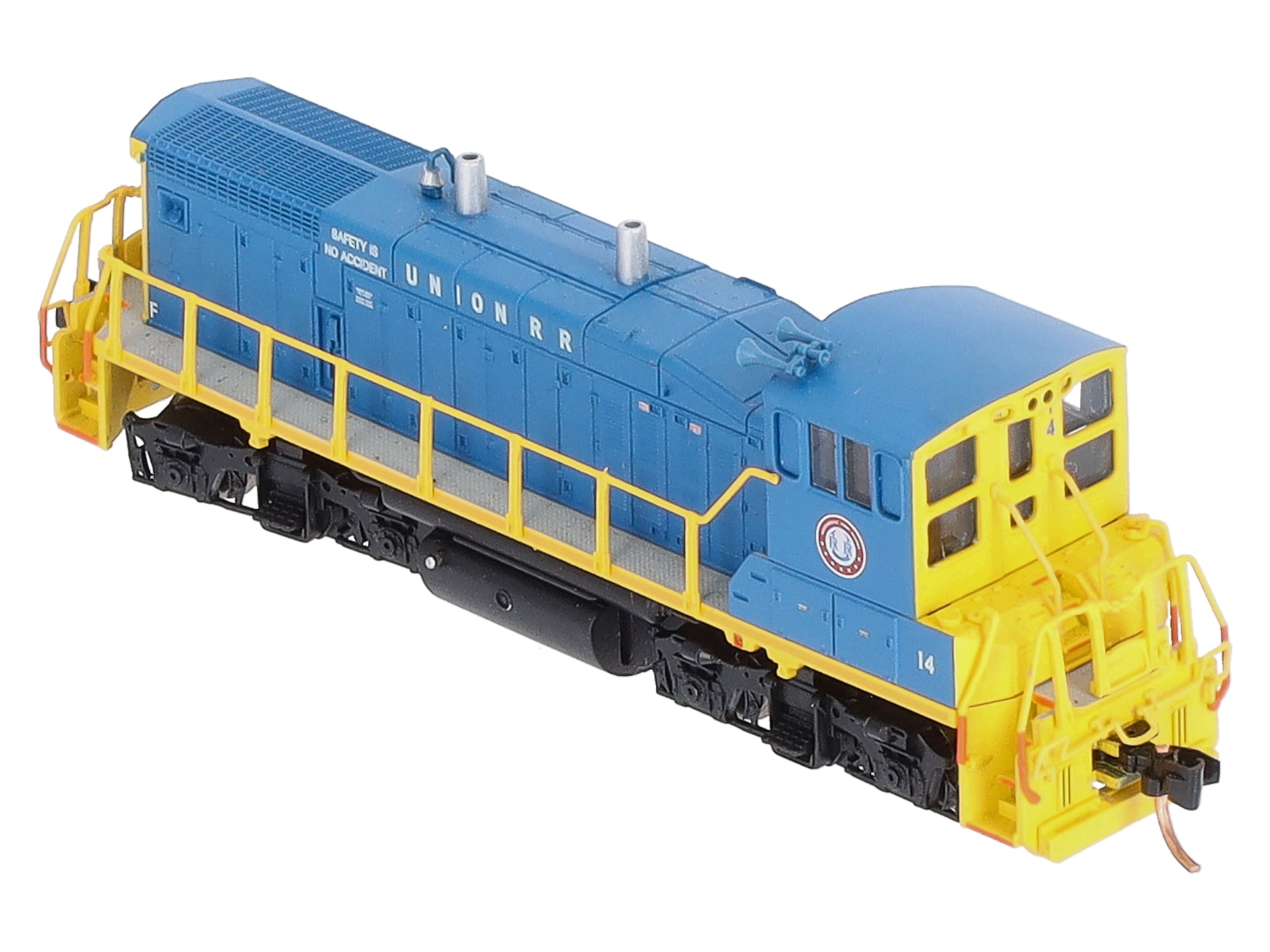 Atlas 52296 N Scale Union RR MP-15DC Diesel Locomotive #26 – Trainz