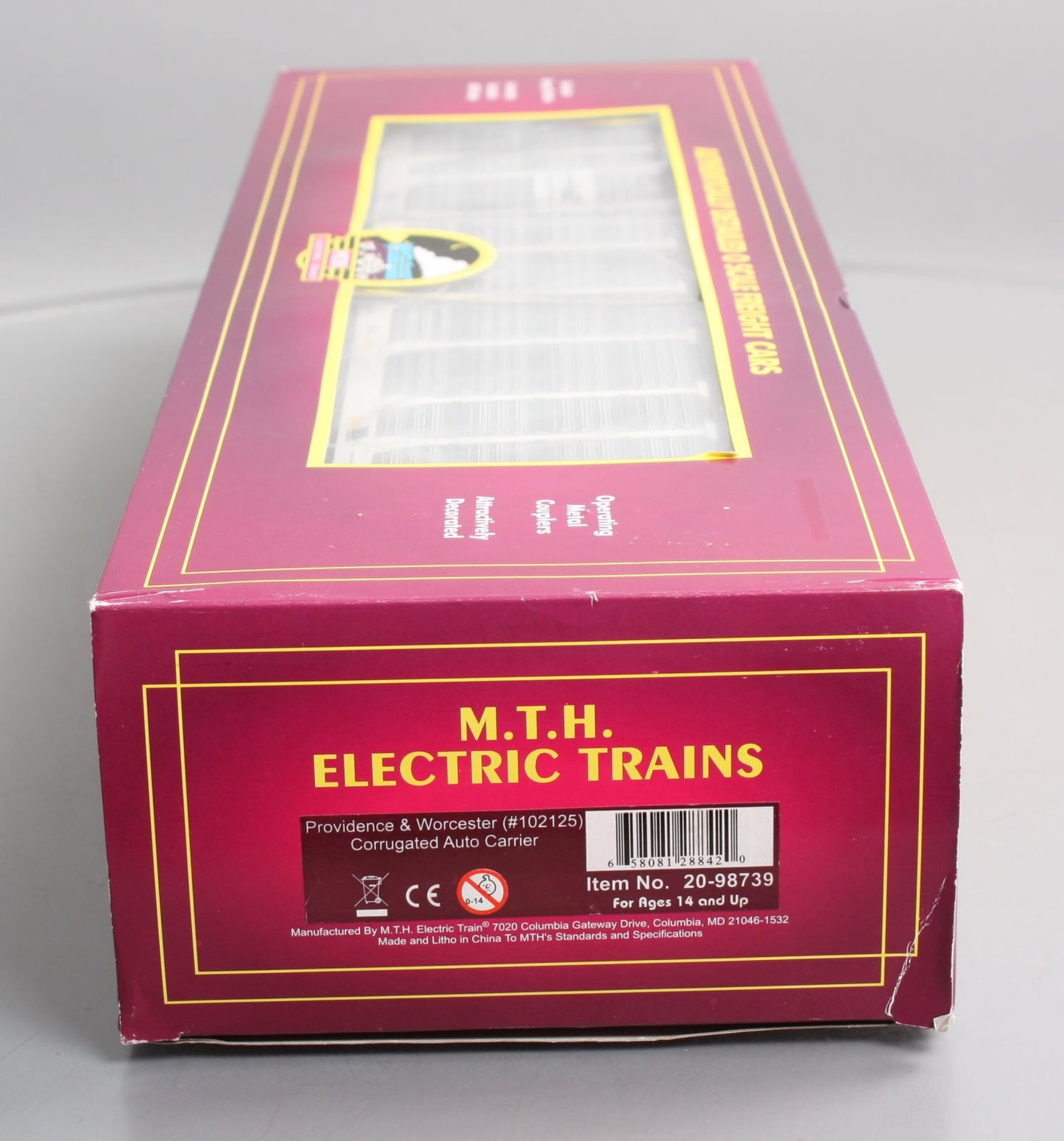 MTH 20-98739 P&W Corrugated Auto Carrier