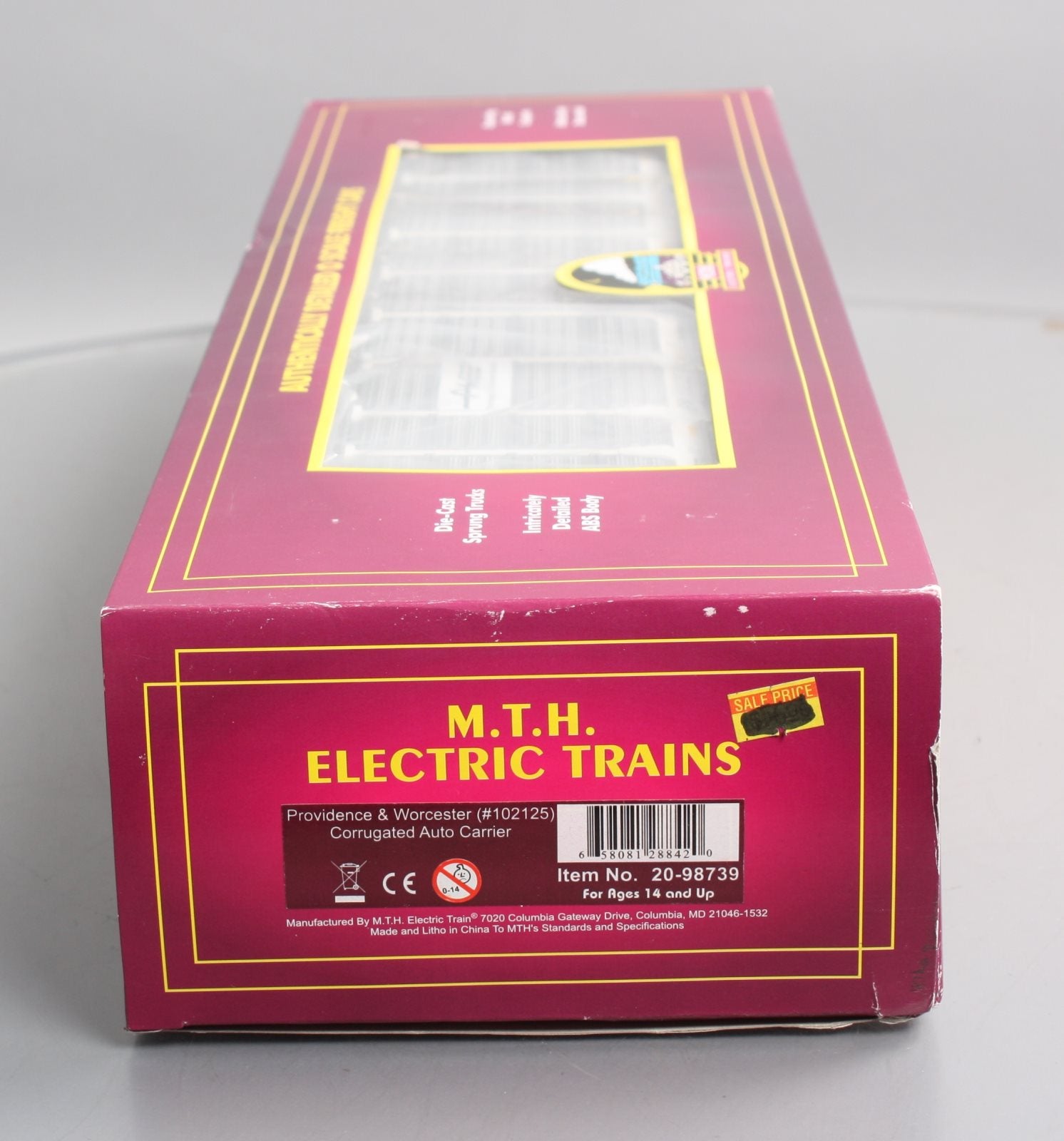 MTH 20-98739 P&W Corrugated Auto Carrier