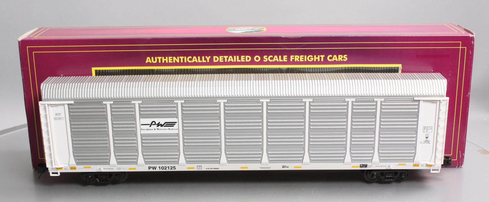 MTH 20-98739 P&W Corrugated Auto Carrier