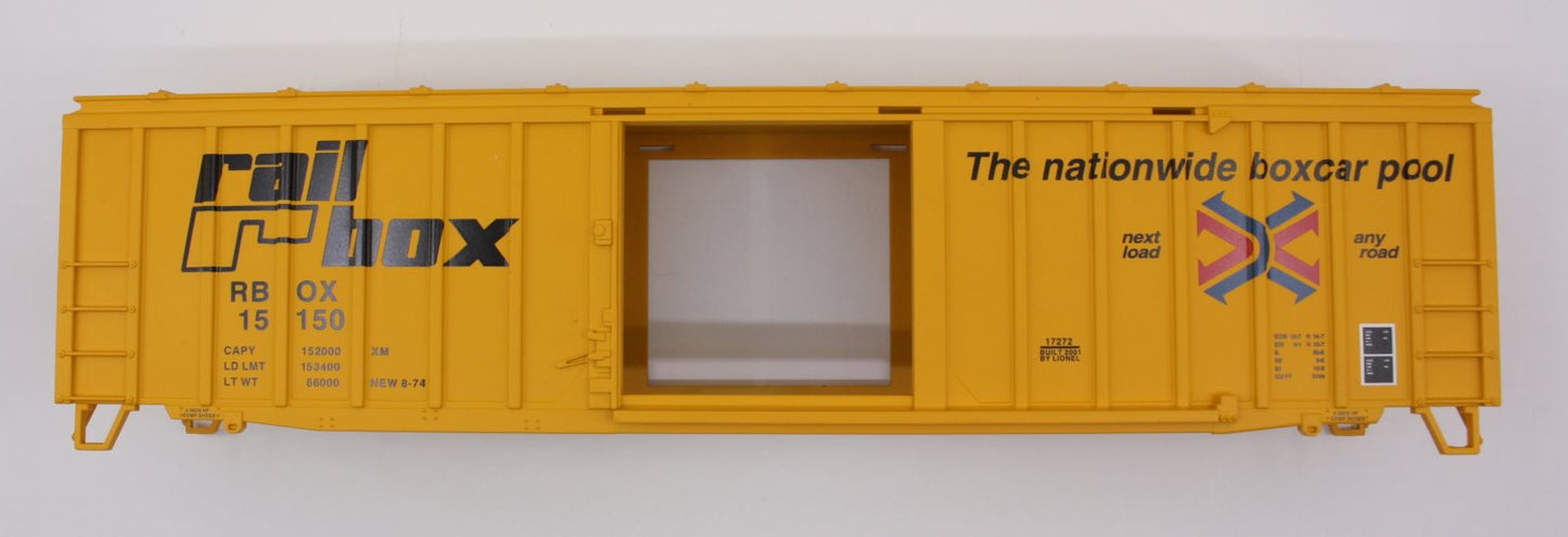 Lionel 17272-7 #15150 Railbox 50' Boxcar Shell