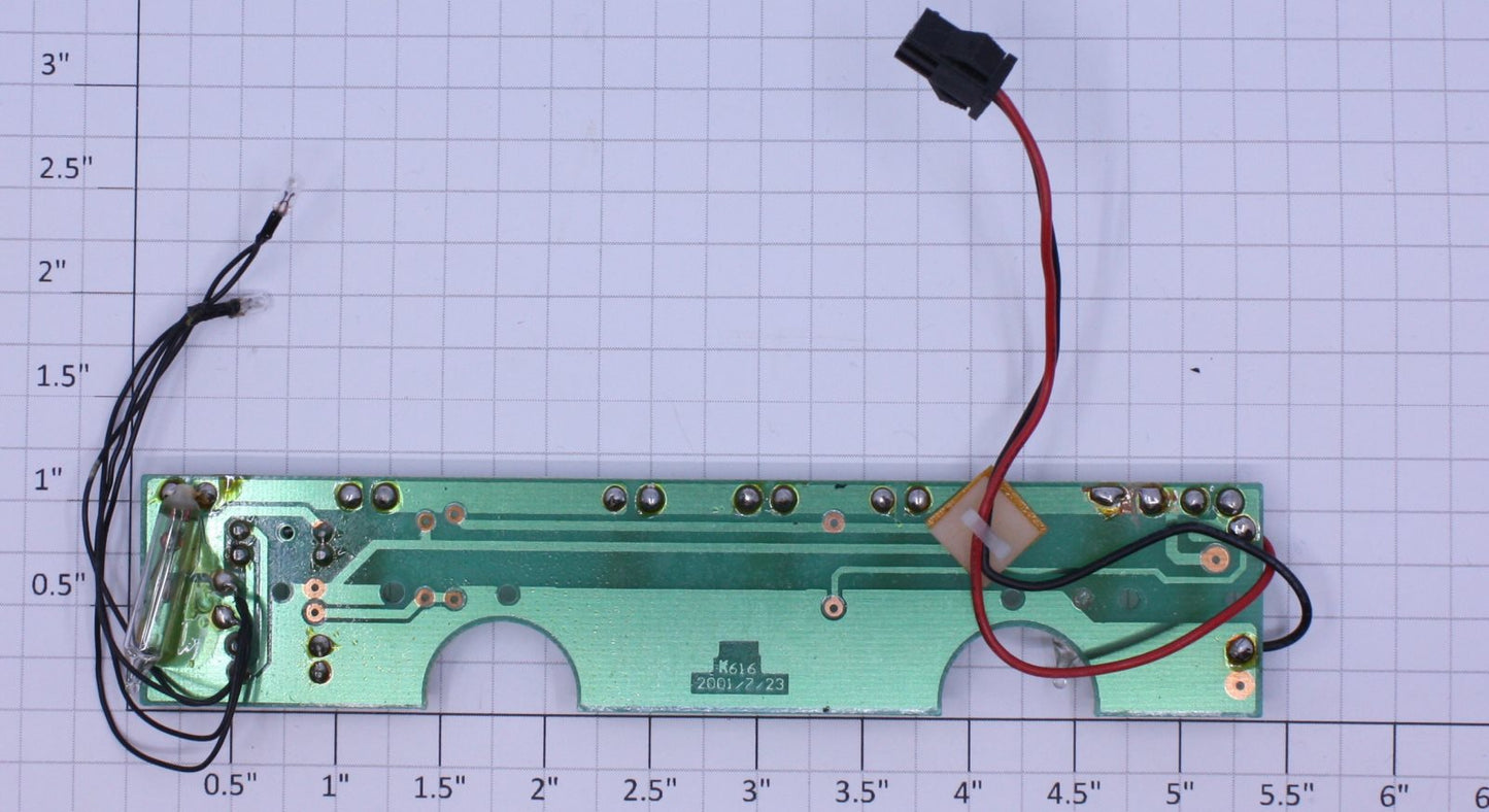 K-Line K616-E001 Off Center Caboose 9-Light Lighting Board MDK-T616PCB 20010723