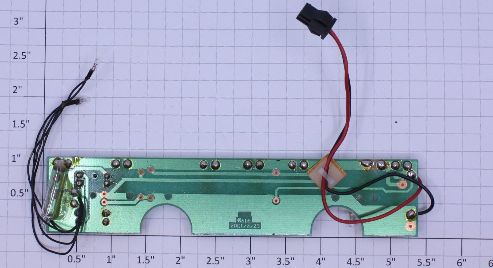 K-Line K616-E001 Off Center Caboose 9-Light Lighting Board MDK-T616PCB 20010723