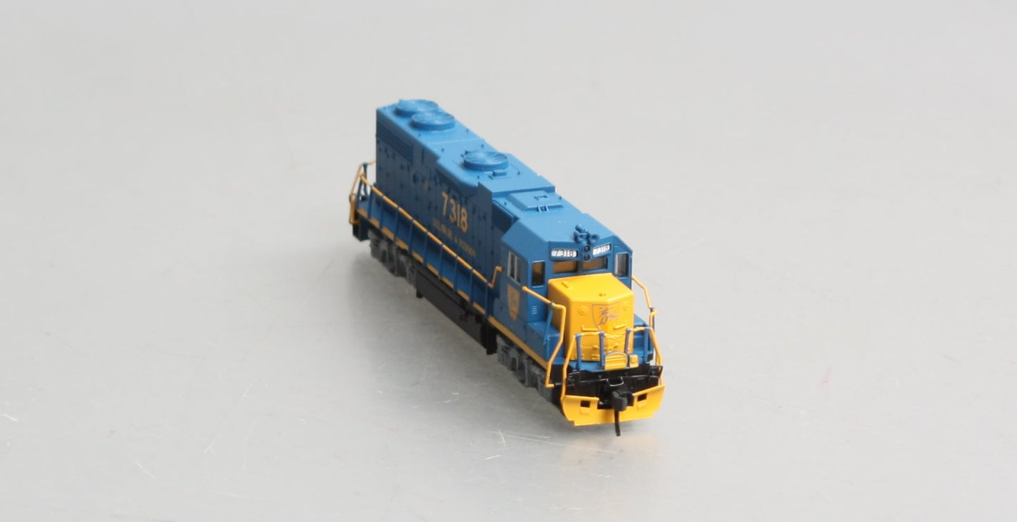 Atlas 47847 N Scale D&H GP-38 Diesel Locomotive #7318