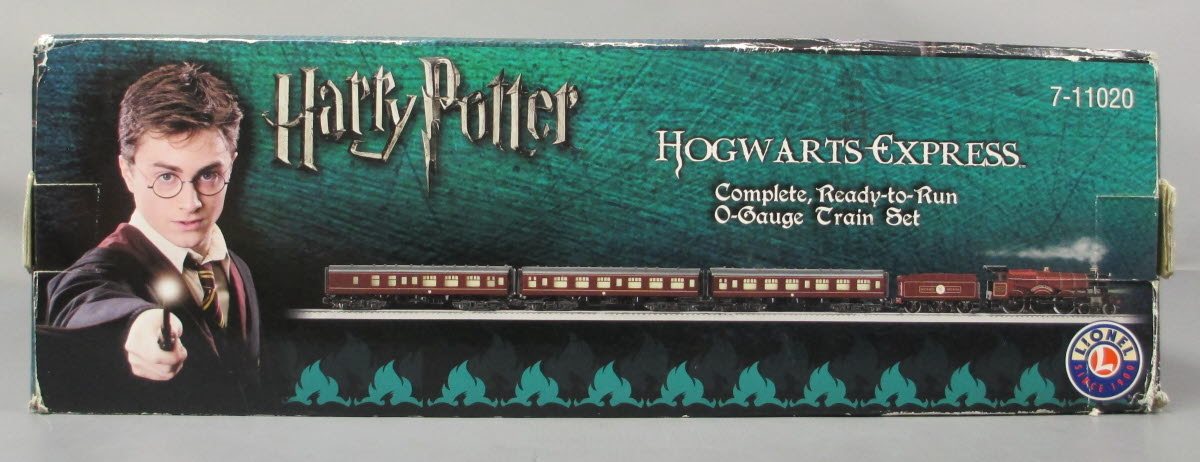 Lionel 7-11020 O Gauge Harry Potter Hogwarts Express Steam Train Set EX/Box
