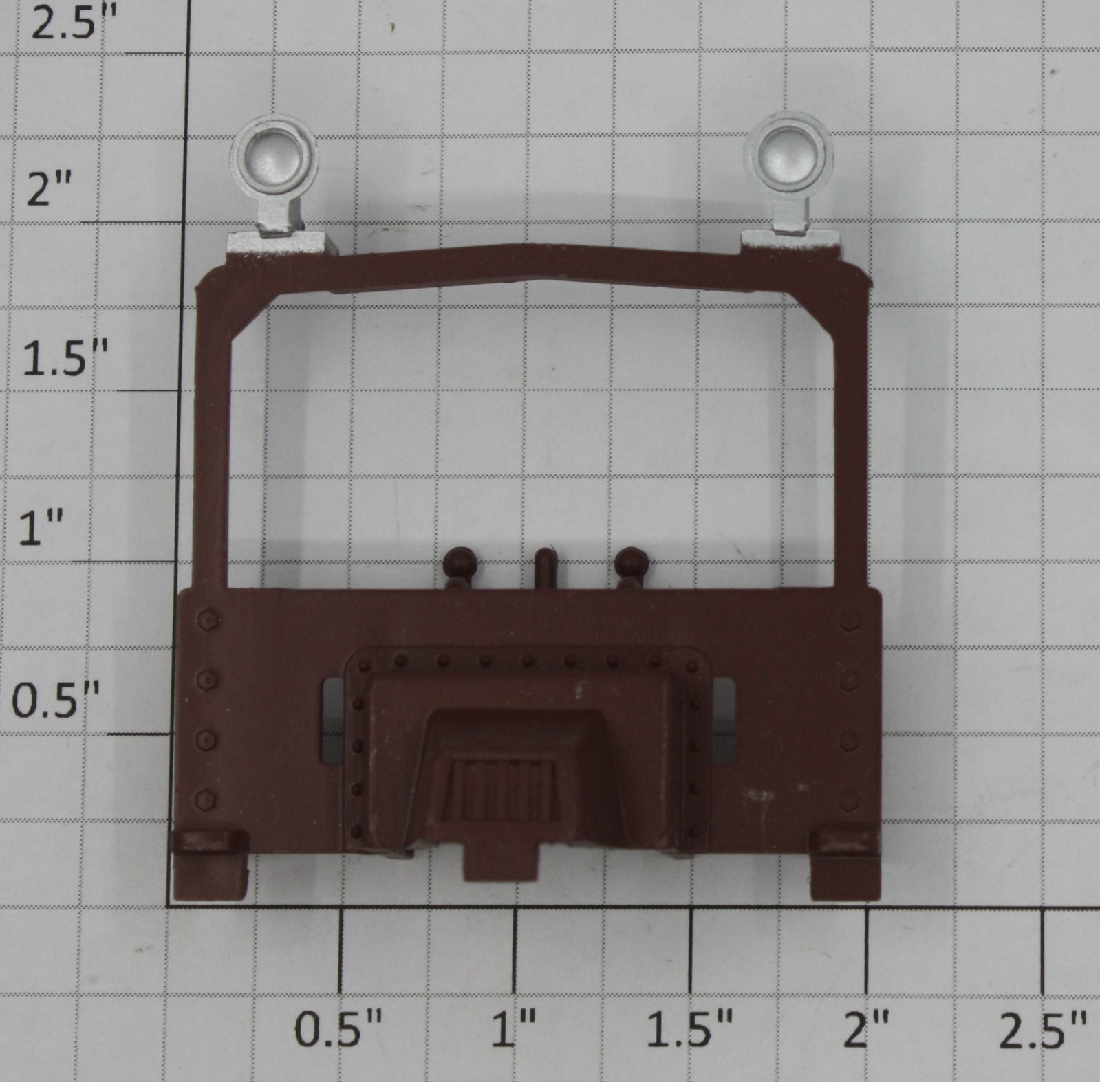 Lionel 54-30T Ballast Tamper Tuscan Cab Front