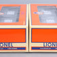 Lionel 6-27369 O Gauge Borden's Milk Car (Set of 2) LN/Box