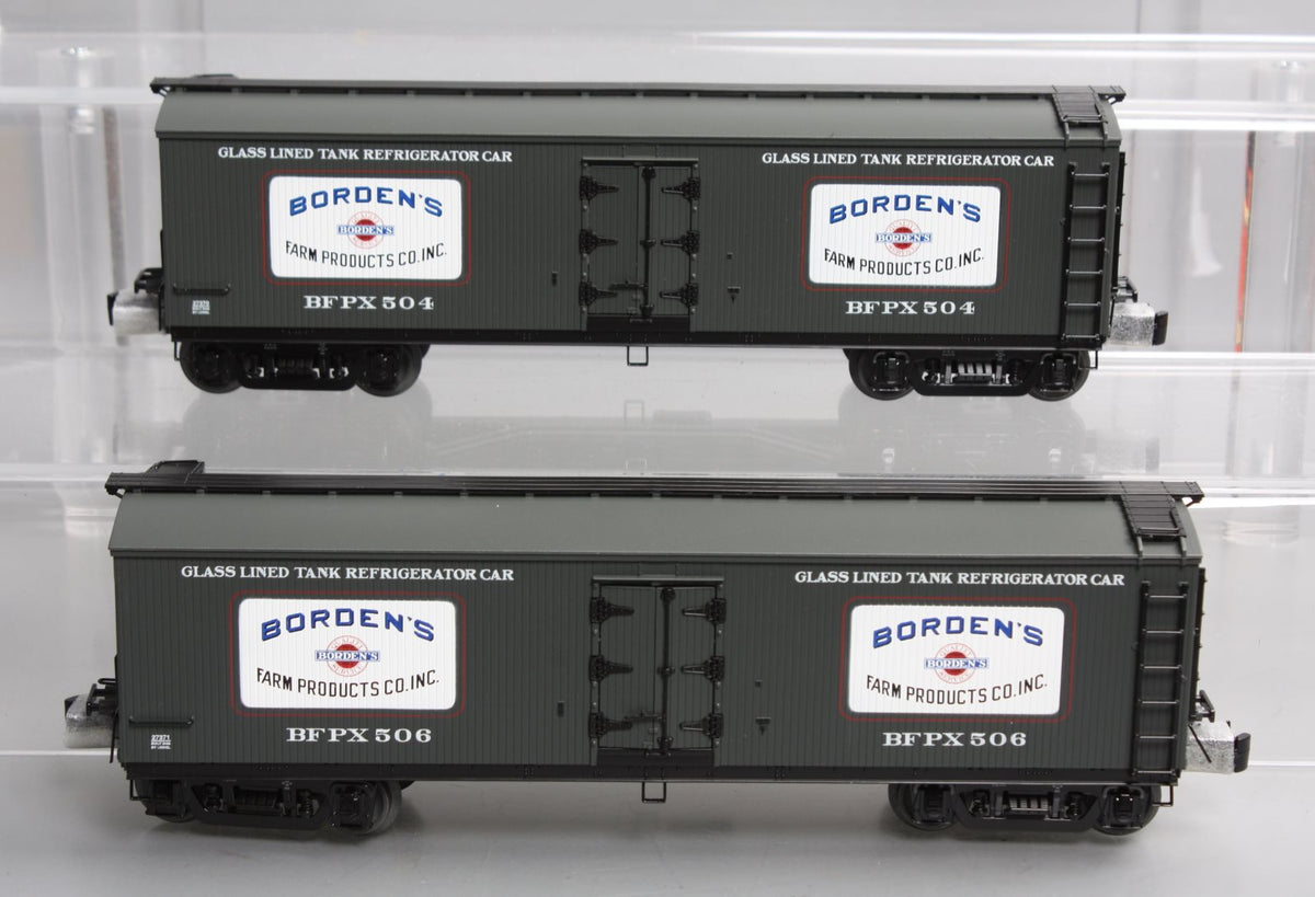 Lionel 6-27369 O Gauge Borden's Milk Car (Set of 2) LN/Box