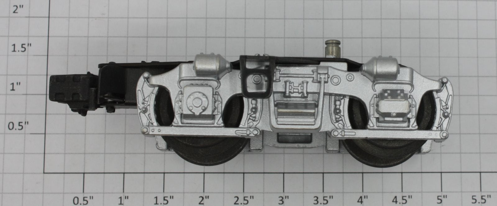 Lionel 18134-590 F-3B 4-Wheel Silver Painted Dummy Truck with Coupler
