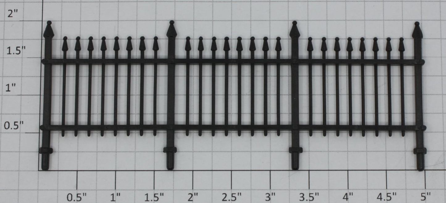 Lionel 2791-215 Black Baggage Station Fence