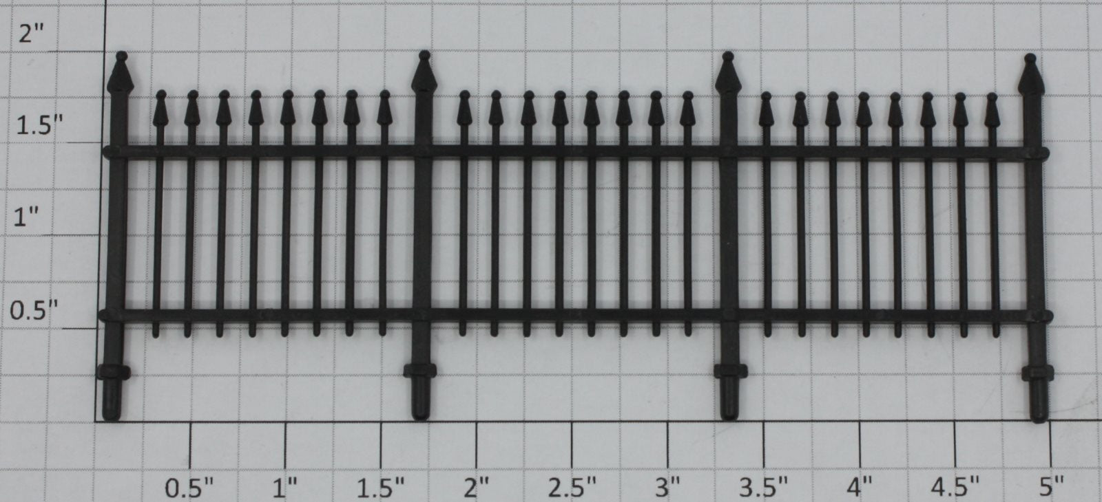 Lionel 2791-215 Black Baggage Station Fence