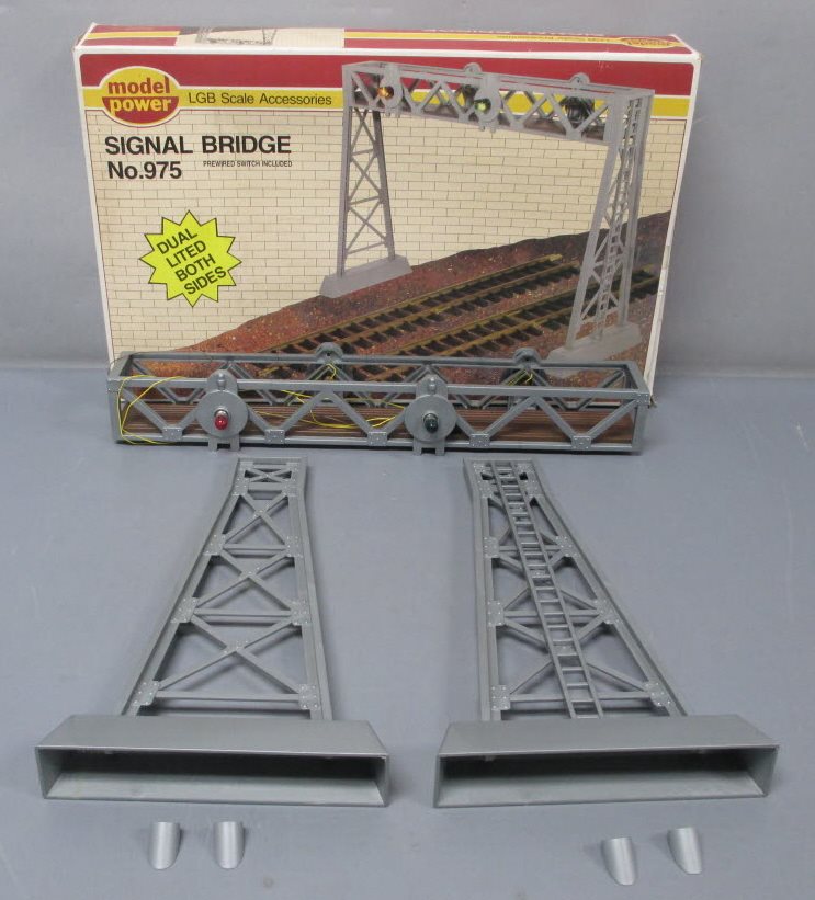Model Power 975 G Scale Signal Bridge EX/Box