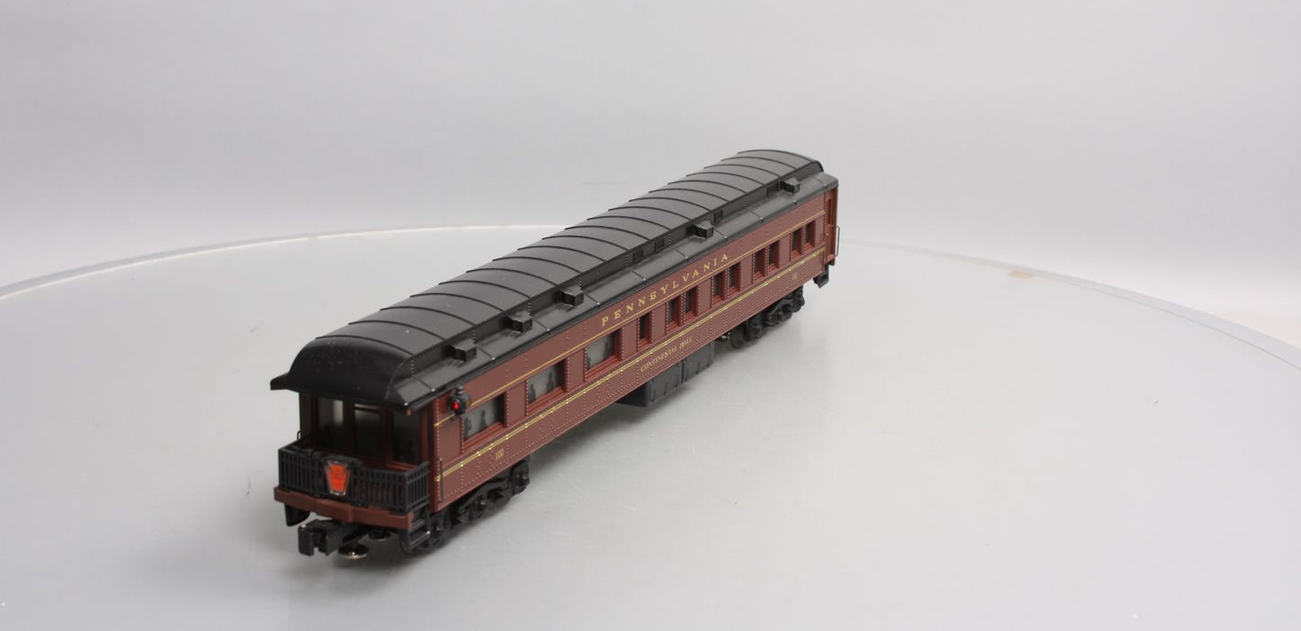 K-Line K-100 O Pennsylvania "Continental Hall" Heavyweight Observation Car #100 EX/Box
