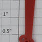 Lionel 12729-75 Red Flag for Mail Pick Up