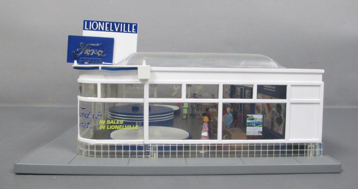 Lionel 6-24113 O Gauge Hank's Lionelville Ford Auto Dealership LN/Box