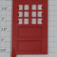 Lionel 12713-12 Red Auto Gateman Door without Glass