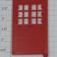 Lionel 12713-12 Red Auto Gateman Door without Glass