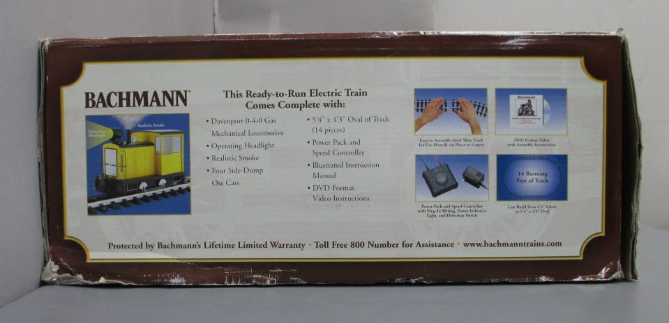 Bachmann 90070 G Scale The Prospector Gas Mechanical Starter Train Set
