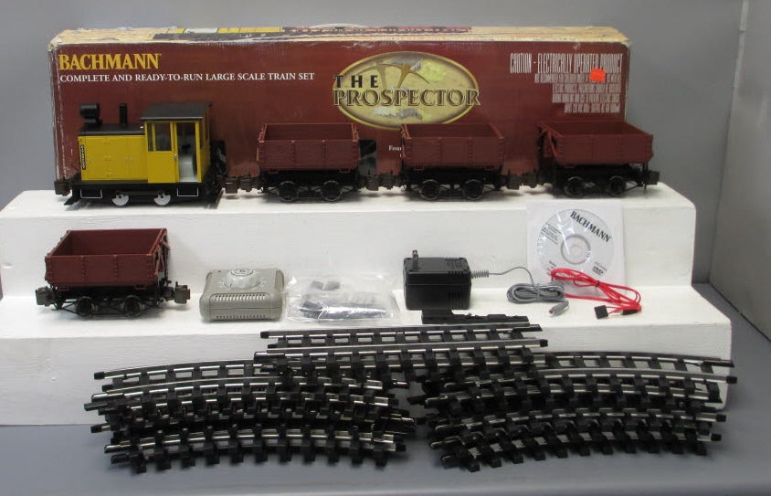 Bachmann 90070 G Scale The Prospector Gas Mechanical Starter Train Set