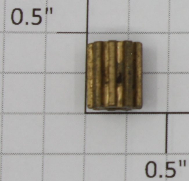 Lionel 227-95 7/64" Id x 11/32" Od x 13/32" L T-9 Motor Pinion