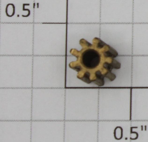Lionel 227-95 7/64" Id x 11/32" Od x 13/32" L T-9 Motor Pinion