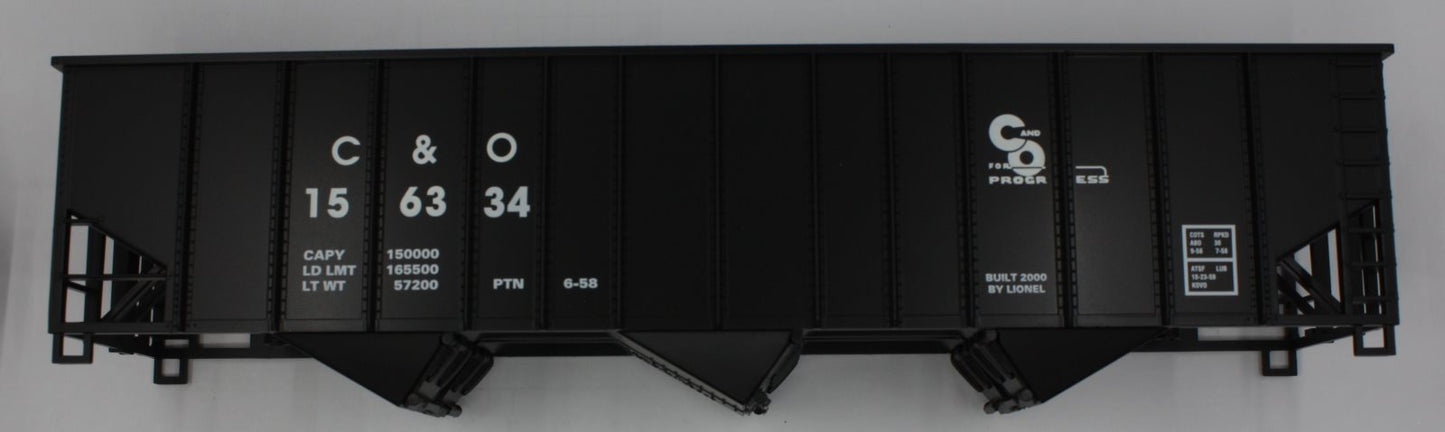 Lionel 17152-7 #156334 C&O 3-Bay Hopper Shell