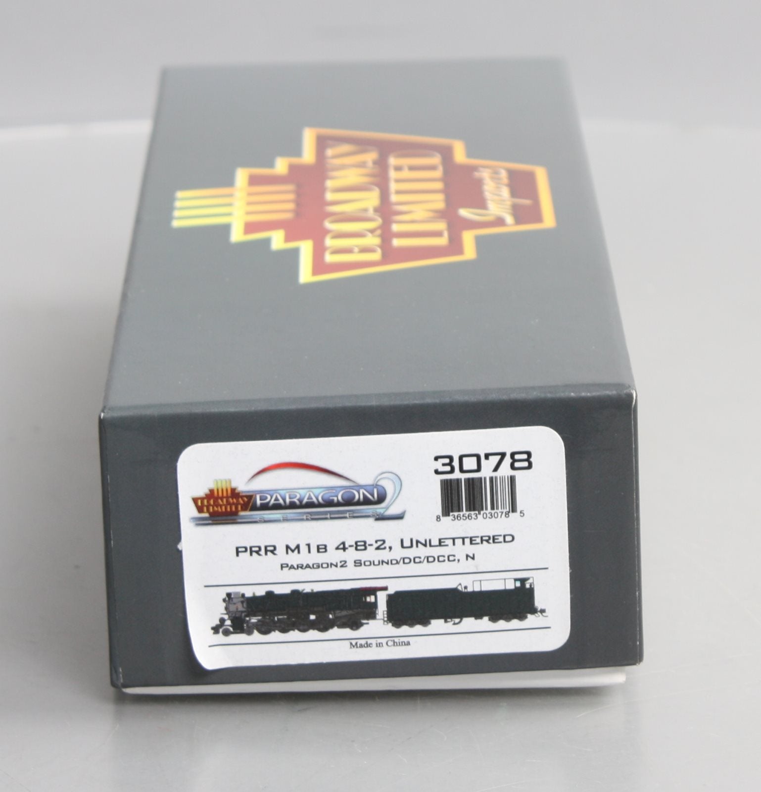 Broadway Limited 3078 N Painted, Unlettered PRR Class M1b 4-8-2 Steam Loco w DCC