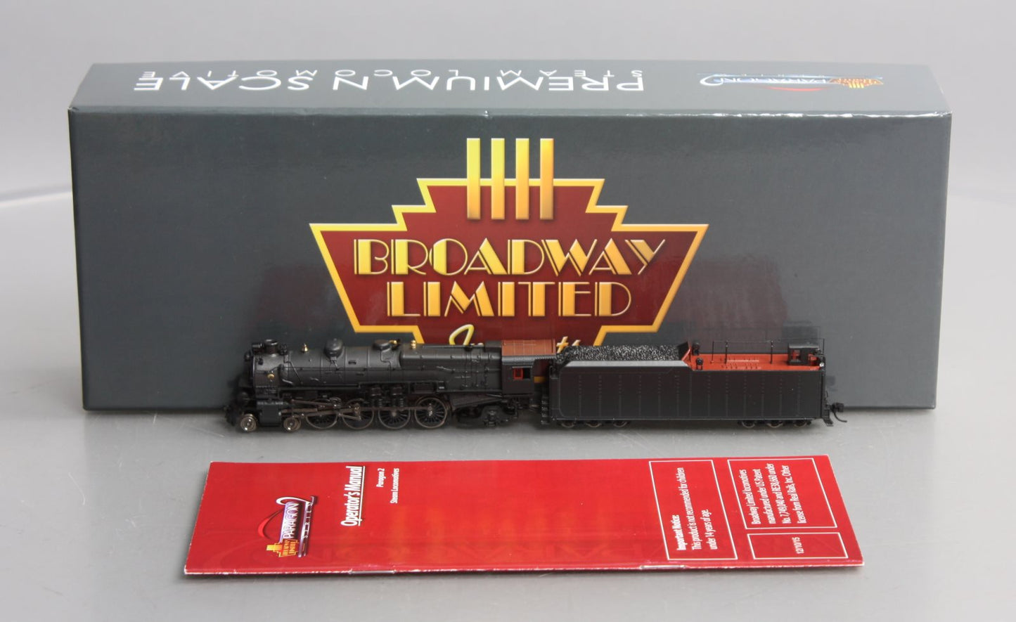 Broadway Limited 3078 N Painted, Unlettered PRR Class M1b 4-8-2 Steam Loco w DCC
